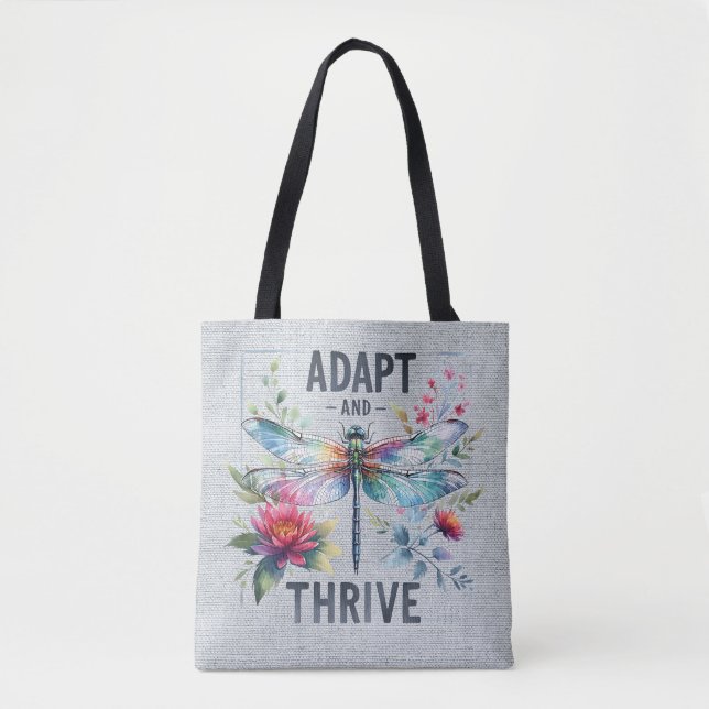 Inspirationsoffert/Ord/Dragonfly Tote Tygkasse (Framsida)