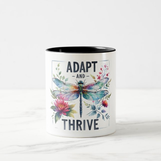 Inspirationsoffert/Ord/Dragonfly Två-Tonad Mugg (Center)