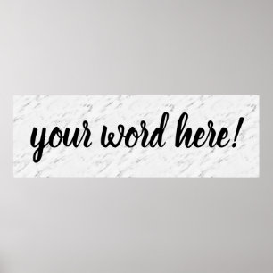 Inspirationsoffert Ord i år Poster