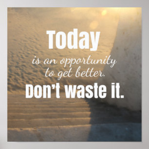Inspirationsoffert på suddig bakgrund poster