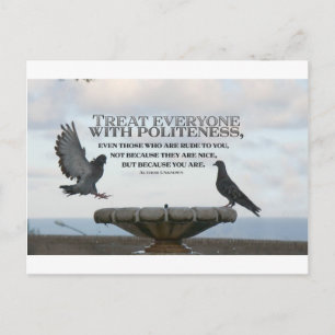 Inspirationsoffert - Politeness Vykort