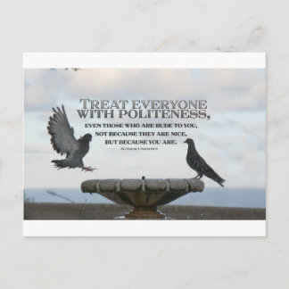 Inspirationsoffert - Politeness Vykort