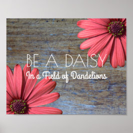 Inspirationsoffert | Rustik Daisy Poster