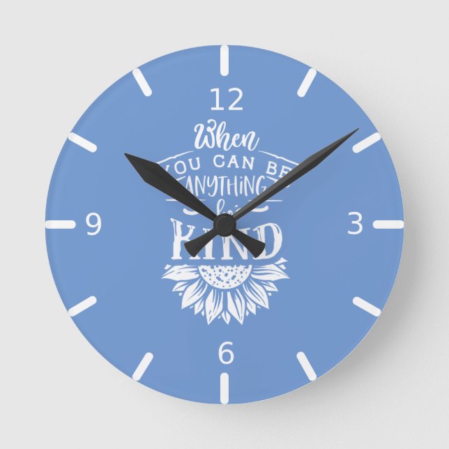 Inspirationsoffert | Solros Rund Klocka (Framsida)