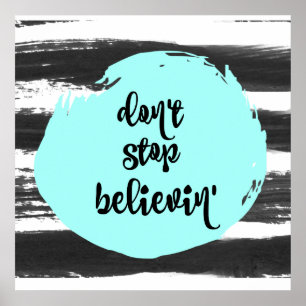 Inspirationsoffert: Stoppa inte Believin. Poster