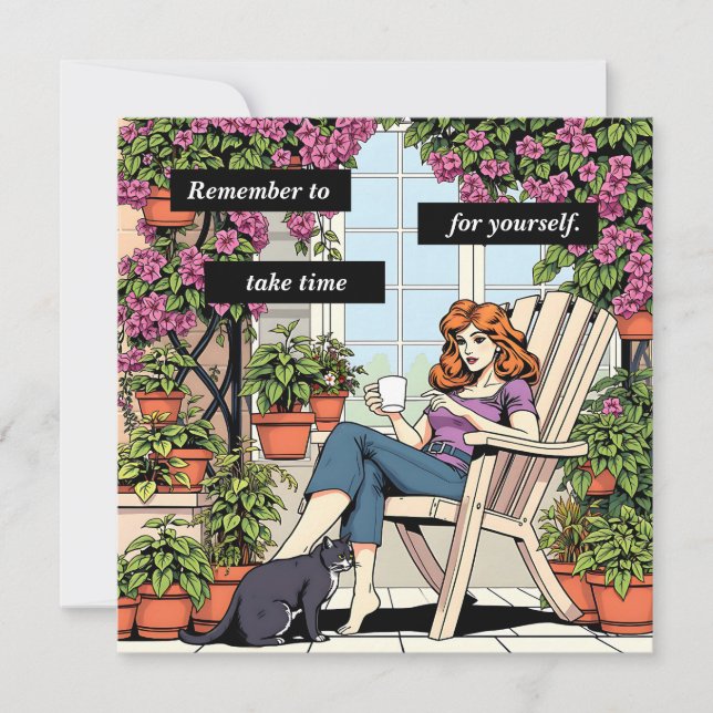 Inspirationsoffert | Ta tid för dig själv (Framsida)