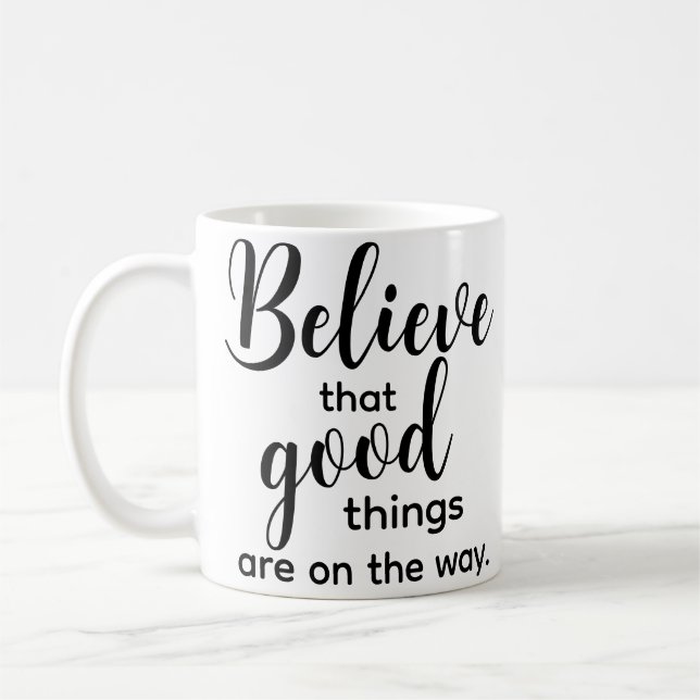 Inspirationsoffert tror på Bra Motiv Kaffemugg (Vänster)