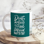 Inspirationsoffert "Var inte rädd" med foto Kaffemugg<br><div class="desc">Börja varje dag med en dos mod och inspiration med vår "Var inte rädd"-fotokaffe Mugg. Det här upplyftande mugg har det kraftfulla citatet "Var inte rädd" bredvid ett anpassade-foto, och skapar det som ett perfekt för att kombinera motivation med personlig beröring. Med designen kombineras elegant det djärva och uppmuntrande citatet...</div>