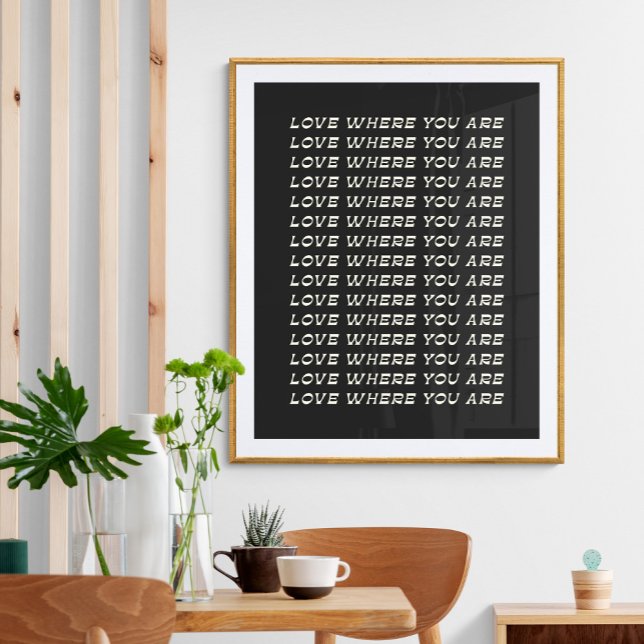 Inspirationsoffert | Vittypografi för Retro Black Poster (Skapare uppladdad)