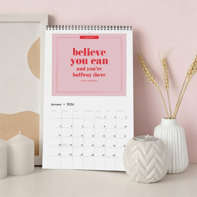 inspirationsofferter kalender (inspirational quotes desk calendar with holidays)