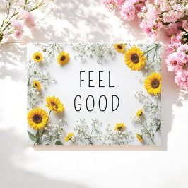 Inspirationsofferter känns Bra Gula blommor Vykort