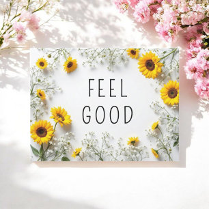 Inspirationsofferter känns Bra Gula blommor Vykort