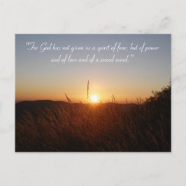 Inspirationsporten | 2 Timothy 1;7 Vykort