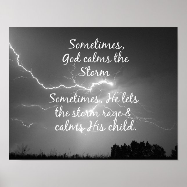 Inspiratonal Christian Quote Poster (Framsidan)