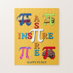 Inspire Aspire Paj Lycklig Pi Day Pussel