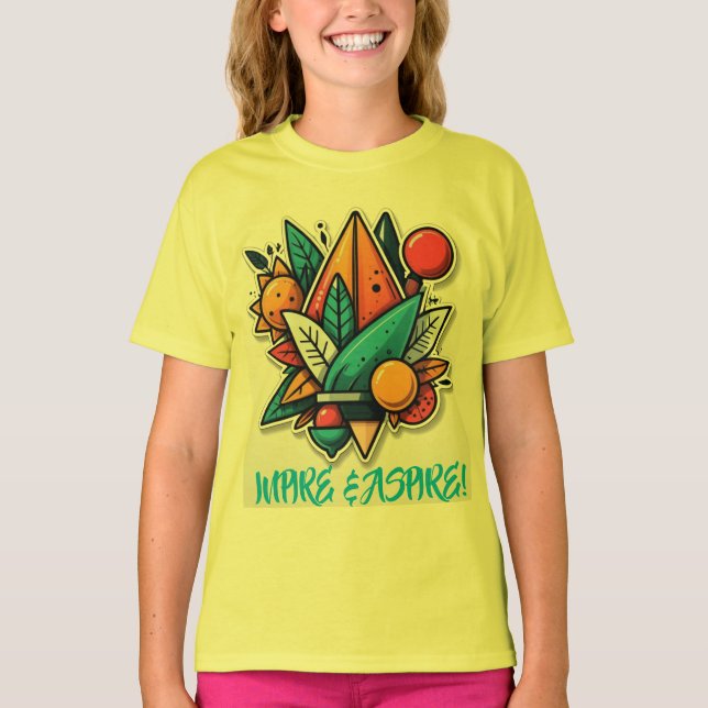 Inspire & Aspire T Shirt (Framsida)