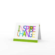 INSPIRE CHANGE Notecard