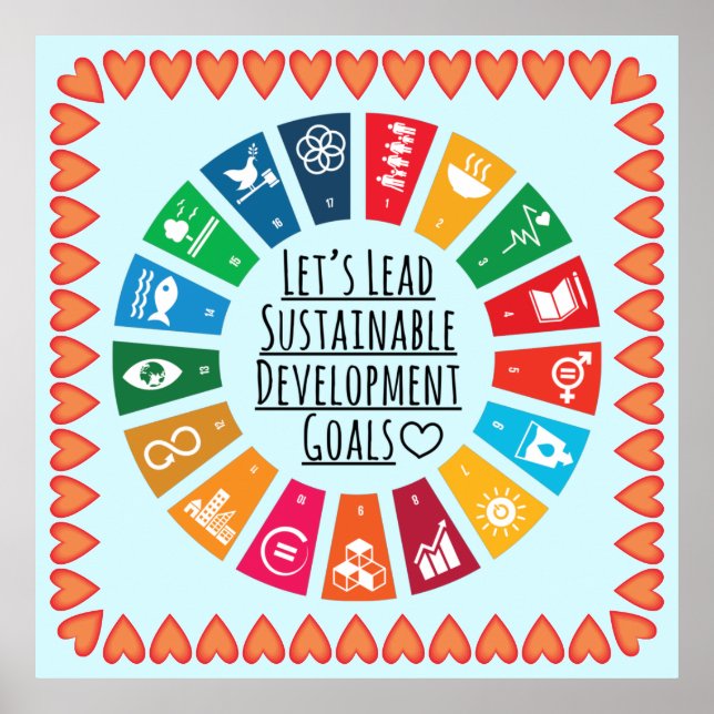 Inspire Change & Sustainability Goals Poster Art (Framsidan)