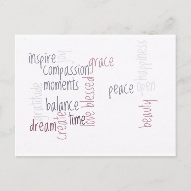 Inspire Compassion Vykort (Framsida)