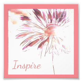 Inspire Daisy Wall Decor Fototryck