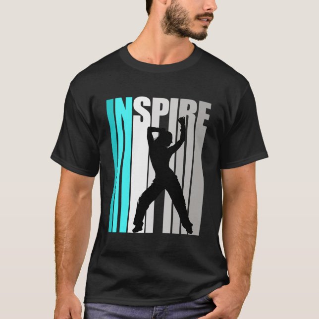 Inspire Dance Girl Street Instructor Dancer Dancin T Shirt (Framsida)