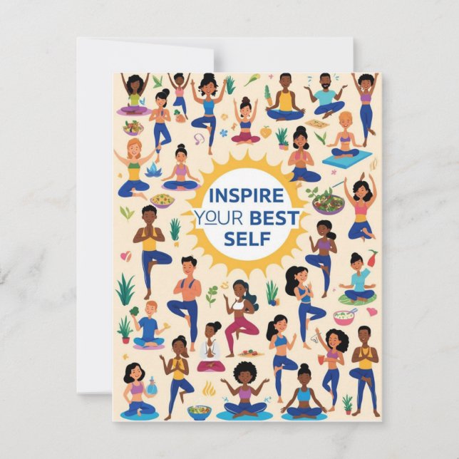 Inspire din bästa självkänsla - Diverse Yoga och H (Framsida)