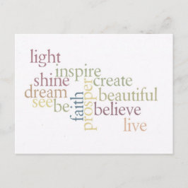 Inspire Faith Vykort
