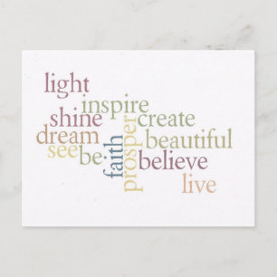 Inspire Faith Vykort