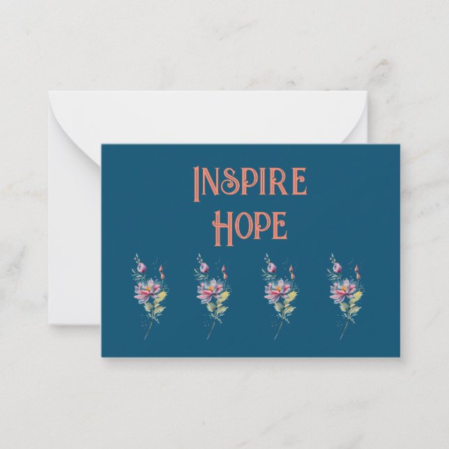 Inspire Hope: Anteckningskort (Framsida)
