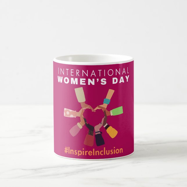 Inspire Inspire Inspire Women's Day i Internatione Kaffemugg (Center)