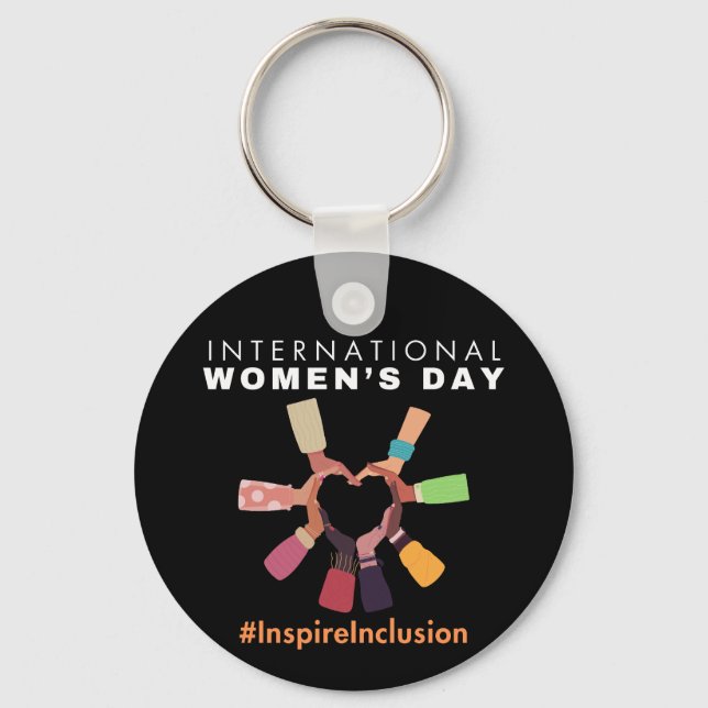 Inspire Inspire Inspire Women's Day i Internatione Nyckelring (Framsida)