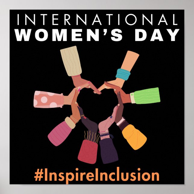 Inspire Inspire Inspire Women's Day i Internatione Poster (Framsidan)