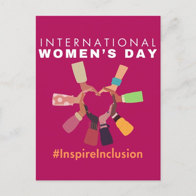 Inspire Inspire Inspire Women's Day i Internatione Vykort (Framsida)