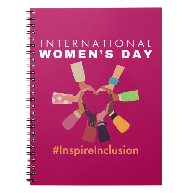 Inspire Inspire International Women's Day Anteckningsbok (Framsidan)