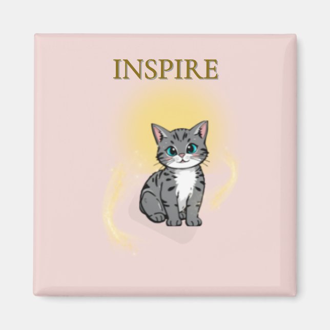 Inspire Kitten Magnet (Framsidan)