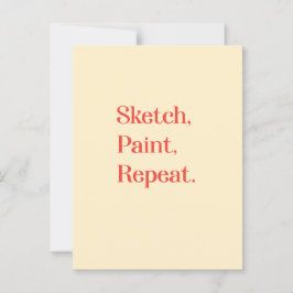 Inspire-Kreativets beständighet med typografi-cita Vykort