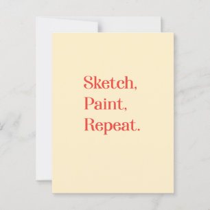 Inspire-Kreativets beständighet med typografi-cita Vykort