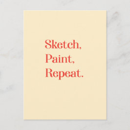Inspire-Kreativets beständighet med typografi-cita Vykort