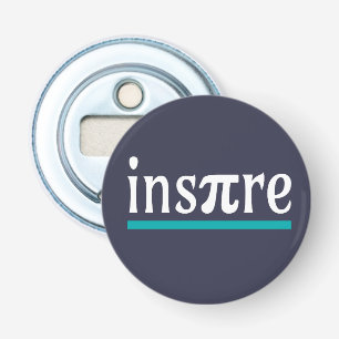 Inspire Math Pun Funny Inspirational Flasköppnare