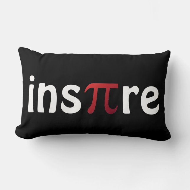 Inspire Mathematics Pi Day Math Geek Lumbarkudde (Framsida)