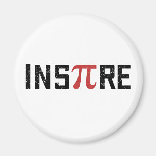 InsPire Pi-dag Lycklig Pi day Math Gifts Magnet