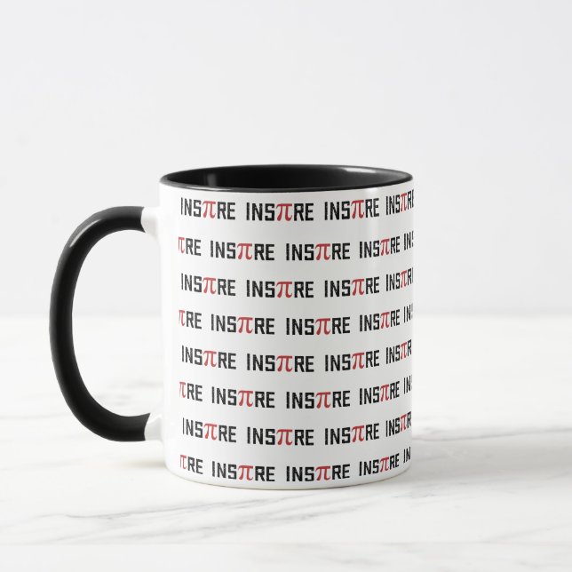 InsPire Pi-dag | Lycklig Pi day Math Gifts Mugg (Vänster)