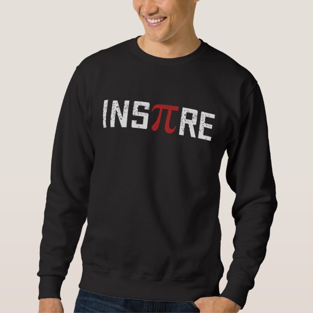 InsPire Pi-dag | Lycklig Pi Day Math Lång Ärmad Tröja (Framsida)