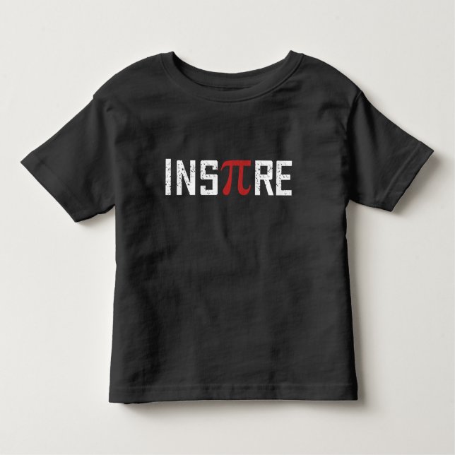 InsPire Pi-dag | Lycklig Pi Day Math T Shirt (Framsida)