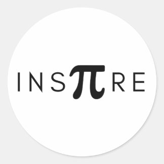 Inspire Pi Day Mathematics Runt Klistermärke