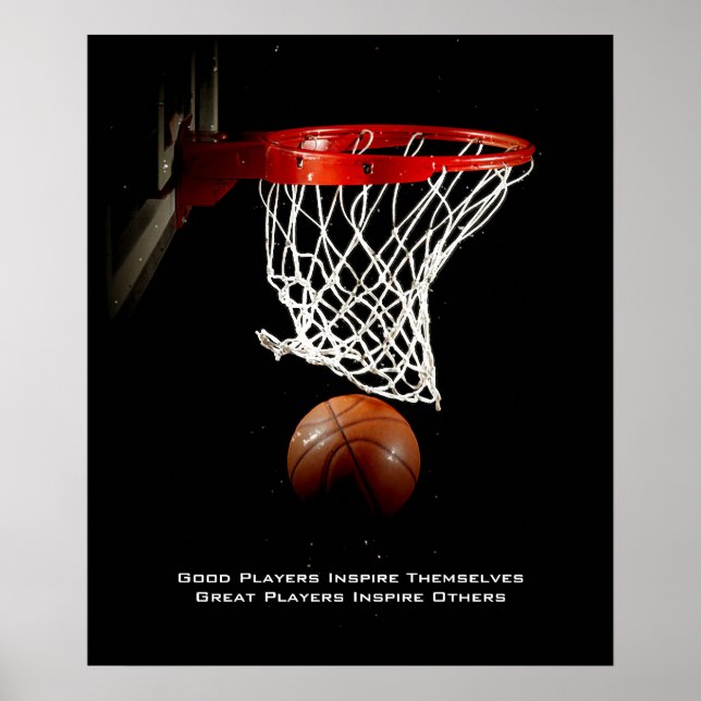 Inspire-spelare för basketboll poster (Framsidan)