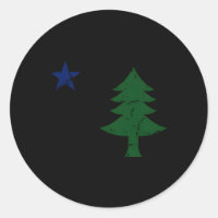 Inspired 1901 Old Maine State-flagga