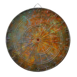 Inspired Art för industriell Rustic-koppar Darttavla