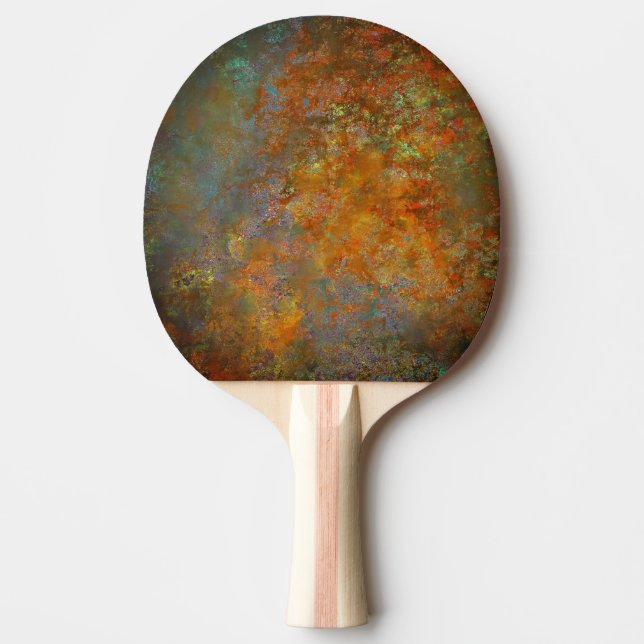 Inspired Art för industriell Rustic-koppar Pingisracket (Framsidan)