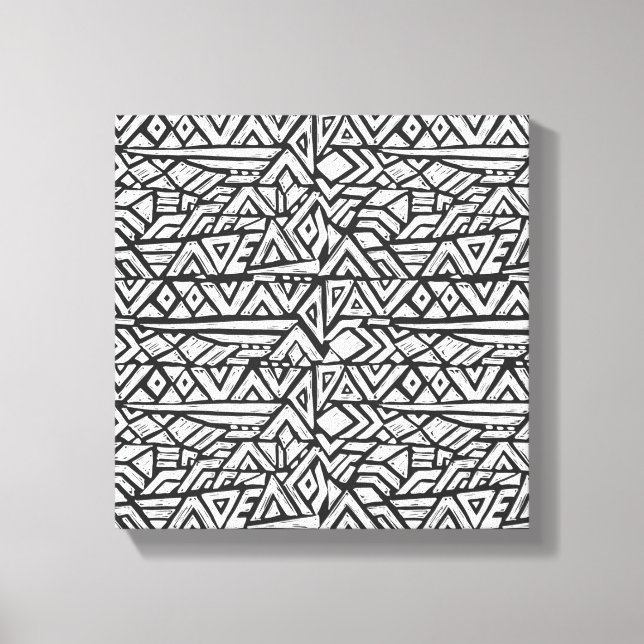 Inspired Artsy Tribal Mönster 6 Canvastryck (Framsida)